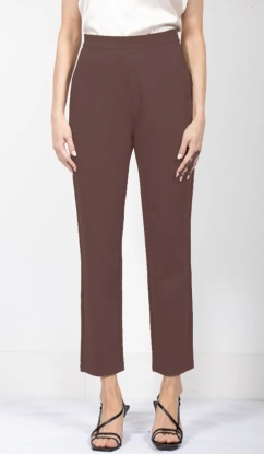 Jessica Graaf Taupe Ponte Pull On Trousers